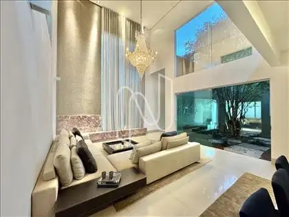 Sala com jardim de invesrno 