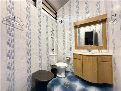 Banheiro de uma das casa