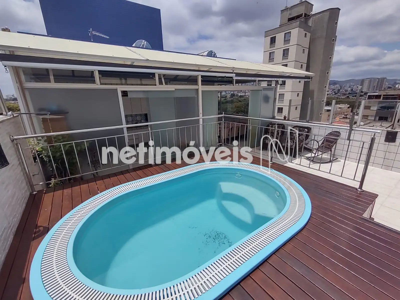 Vista da piscina