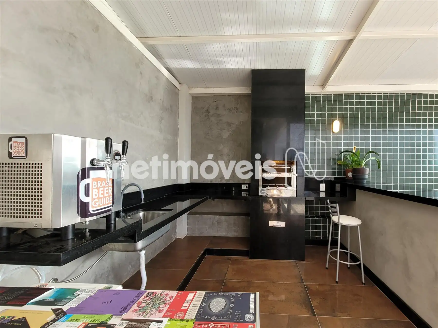 Área priv. espaço gourmet / churrasqueira - D