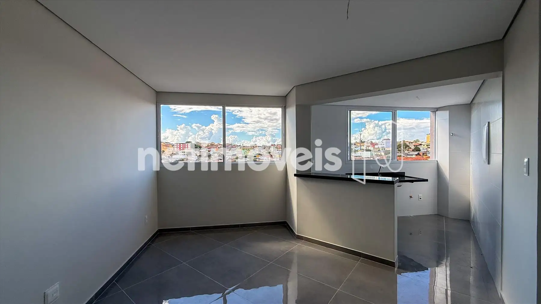 Sala e cozinha americana