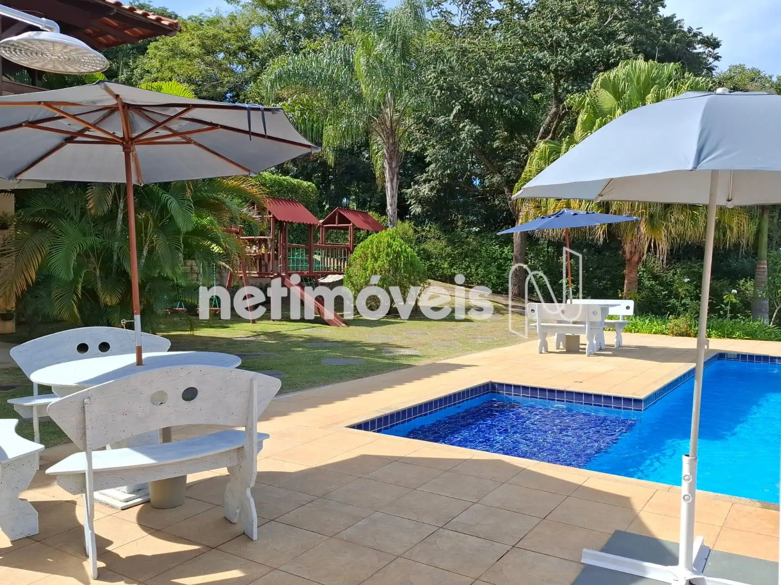 Área da piscina