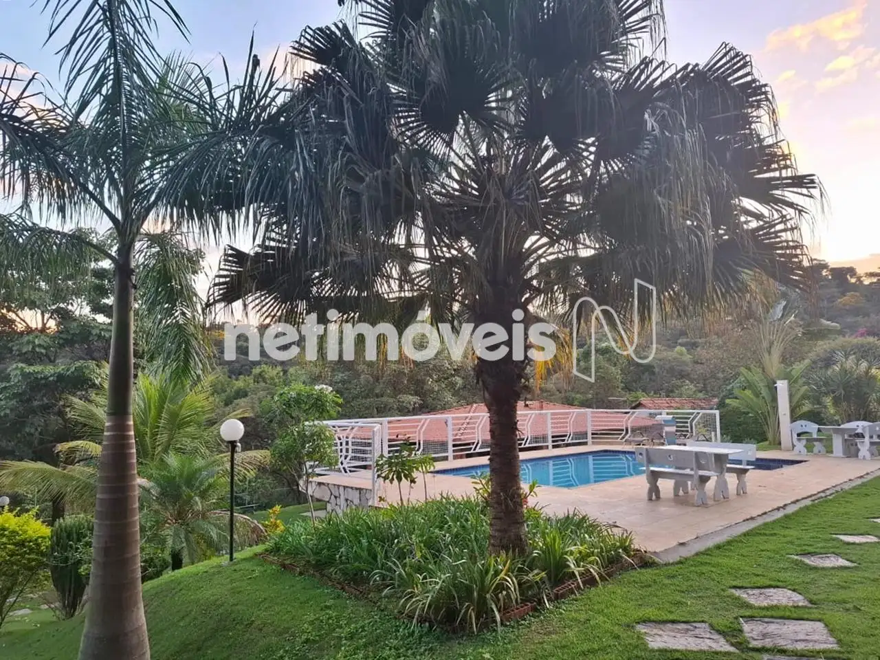 Vista da piscina