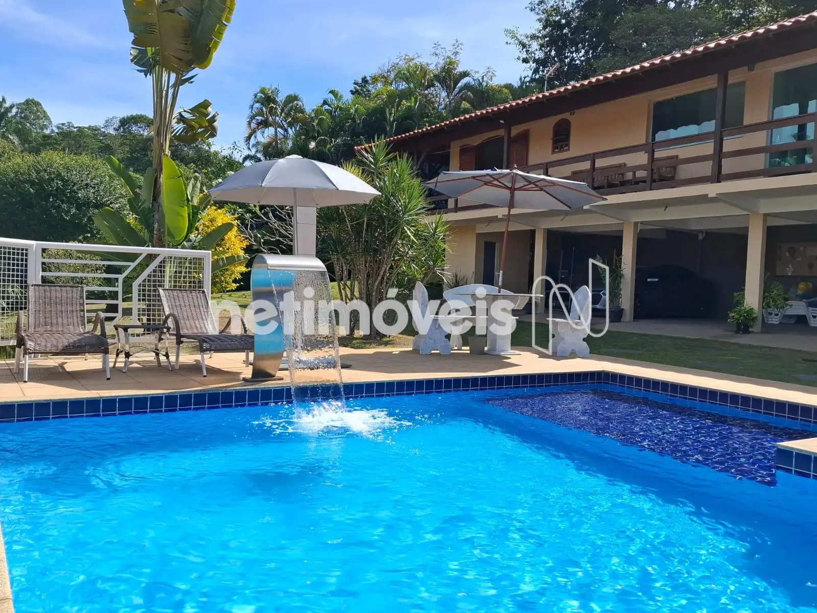 Área da piscina