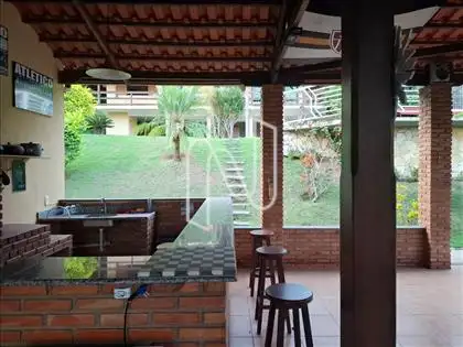 Área gourmet com churrasqueira 