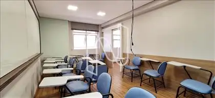 Sala 414 com ar condicionado.  