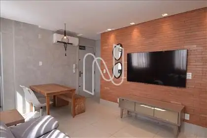 Sala para 02 ambientes com ar condicionado