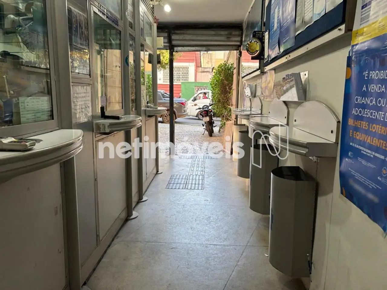 Vista interior da loja