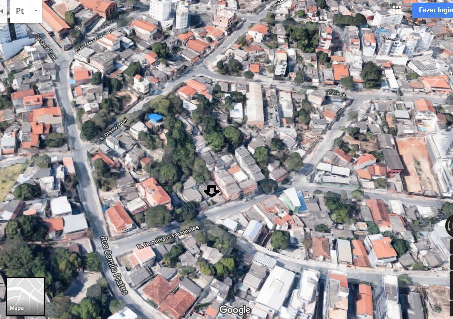  Vista aérea da localização do lote