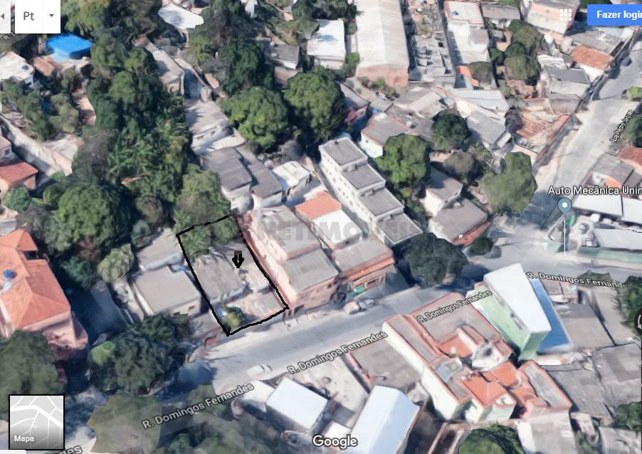 Demarcação do lote