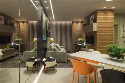 Sala para dois ambientes
