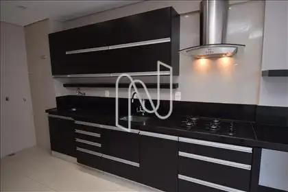 Cozinha americana com armários  