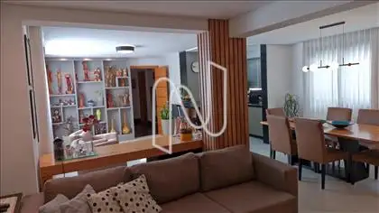 Sala de estar e de jantar ângulo 2