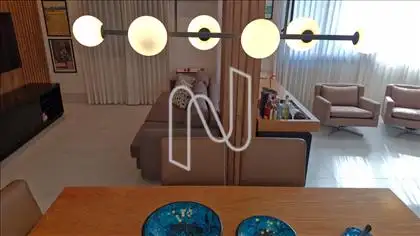 Sala de estar e de jantar ângulo 4