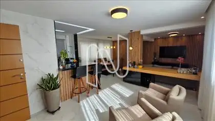Sala de estar e de jantar ângulo 6