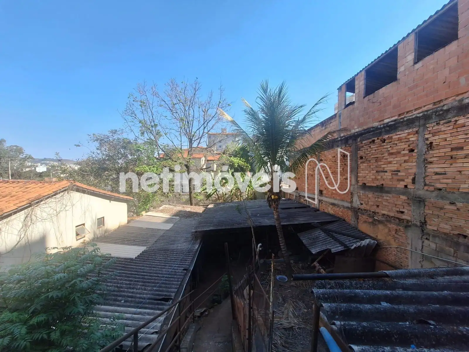 Vista fundos do lote
