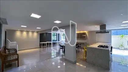 Espaço amplo e elegante para receber amigos  