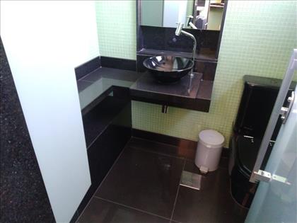 Banho da recepção.