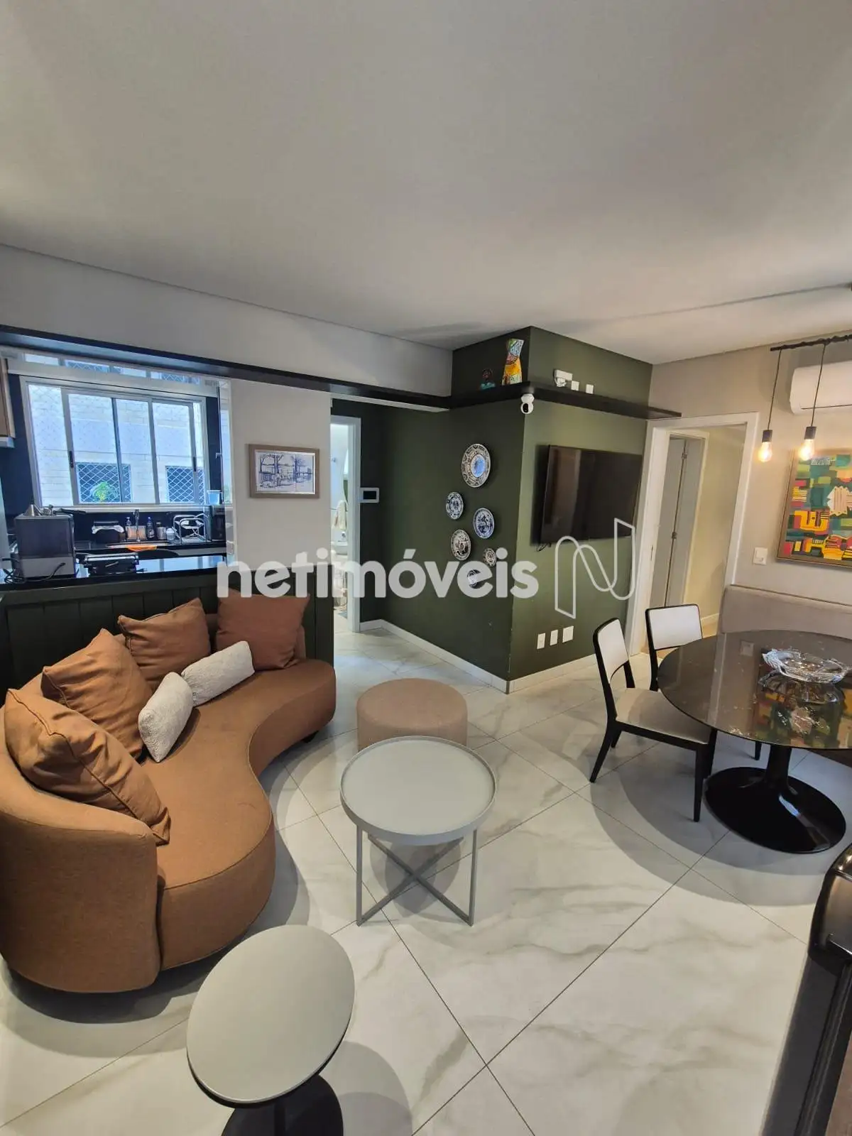 Sala de jantar e estar ângulo 3