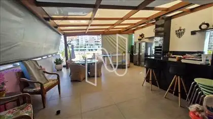Terraço com espaço gourmet