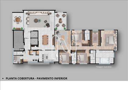 Planta Cobertura - Pav. Inferior 