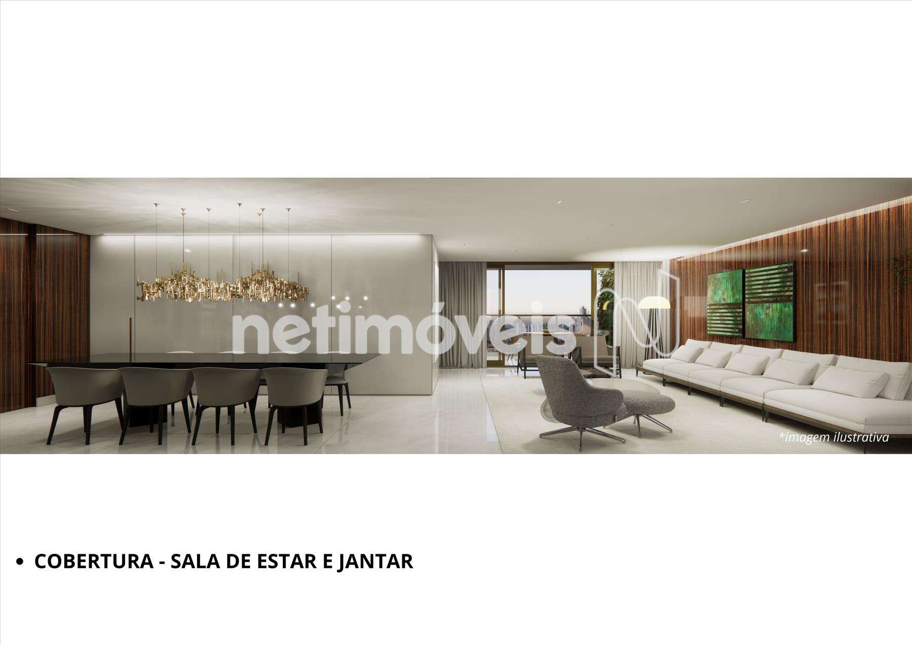 Cobertura - Sala de Estar e Jantar