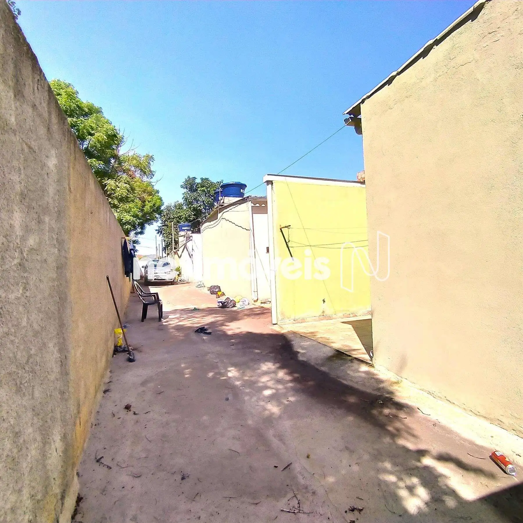 Entrada das casa geminadas