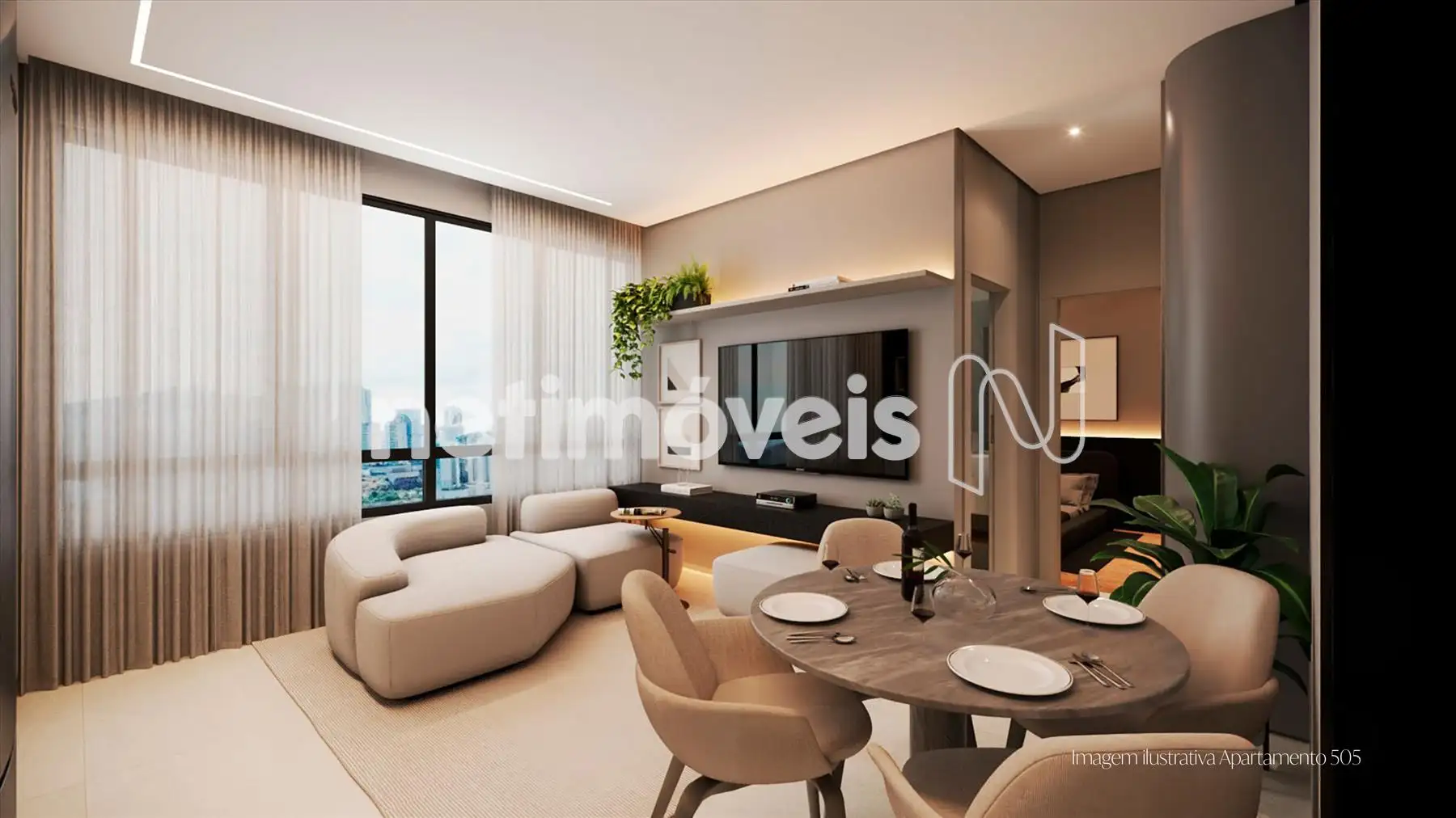 Apartamento com 1 Quarto à venda, 48m² - Lourdes
