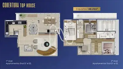 Planta Apto. Cobertura (Final 01 e 02)
