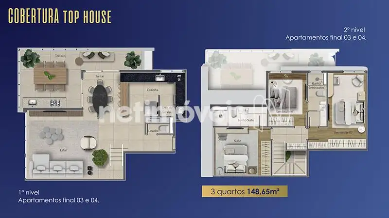 Planta Apto. Cobertura (Final 03 e 04)