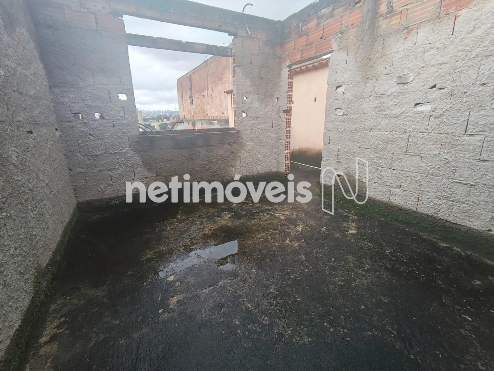 Parte da casa em construção