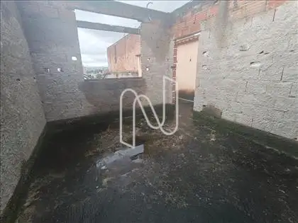 Parte da casa em construção 