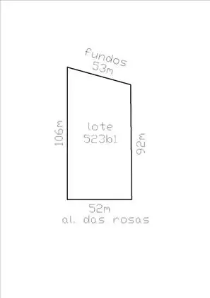  F07 - Metragem do lote