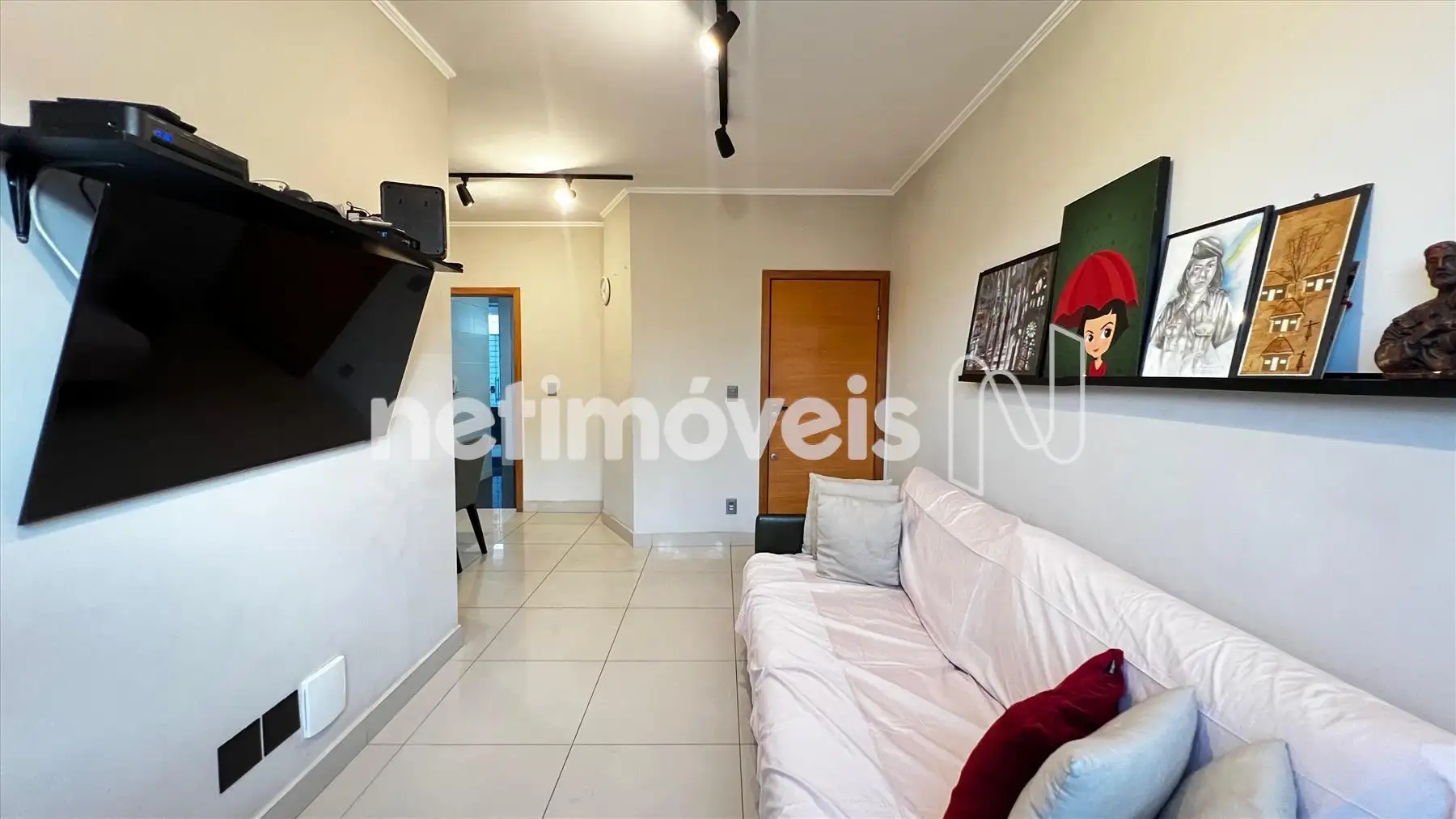 Sala em L para 02 ambientes