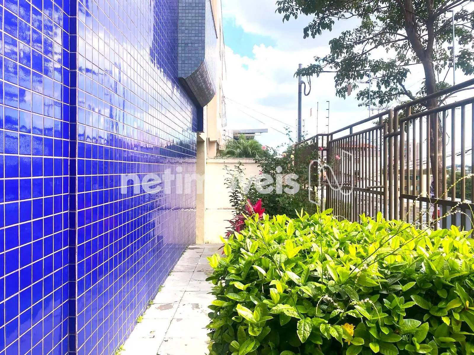 Frente do prédio/Jardim