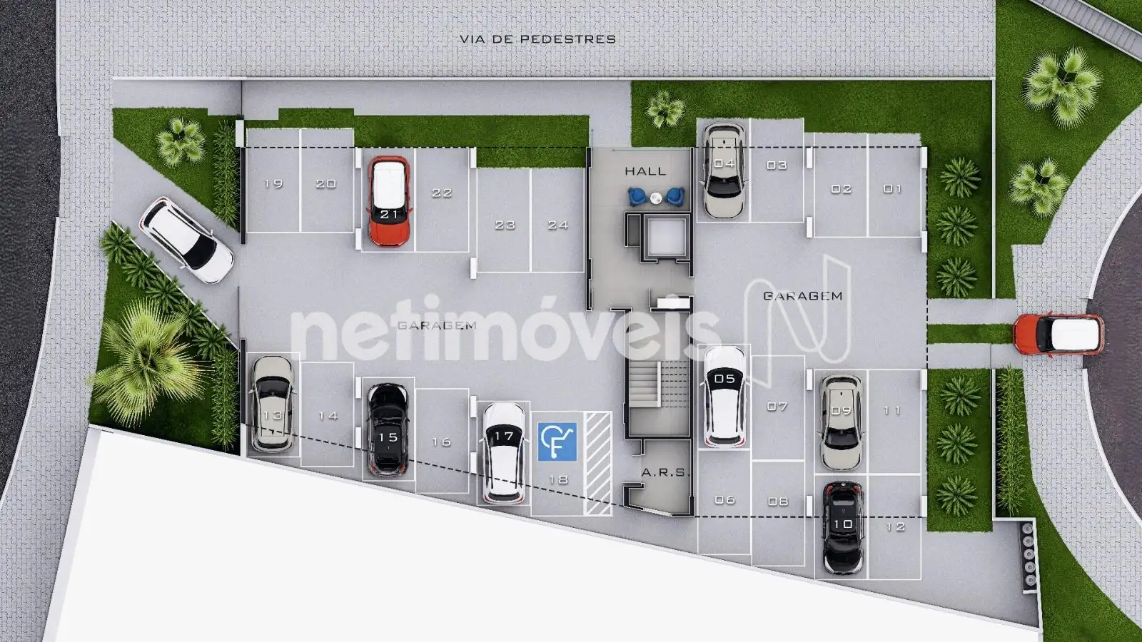 Planta - Garagem