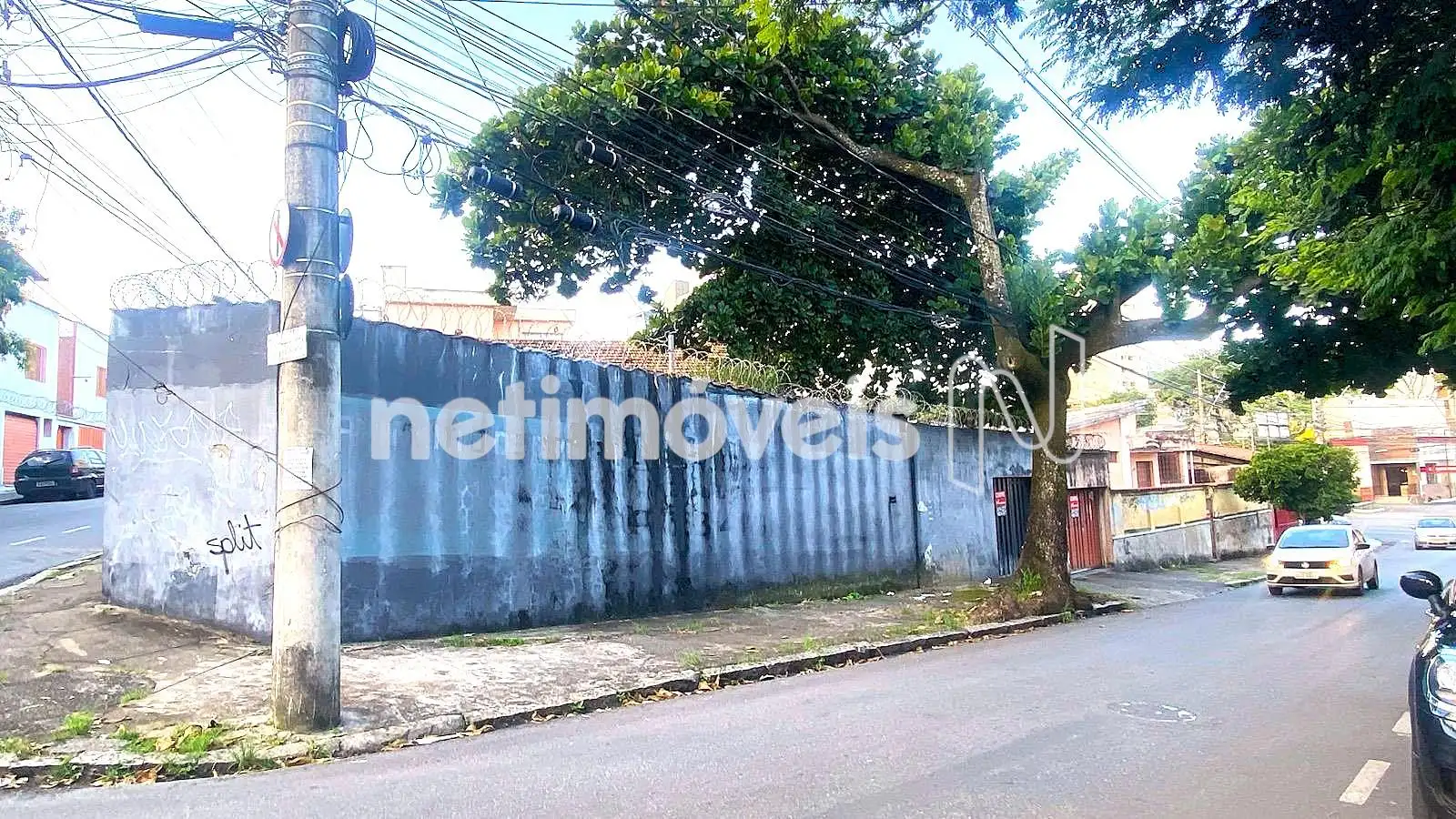 Vista do lote de esquina