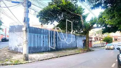 Vista do lote de esquina 