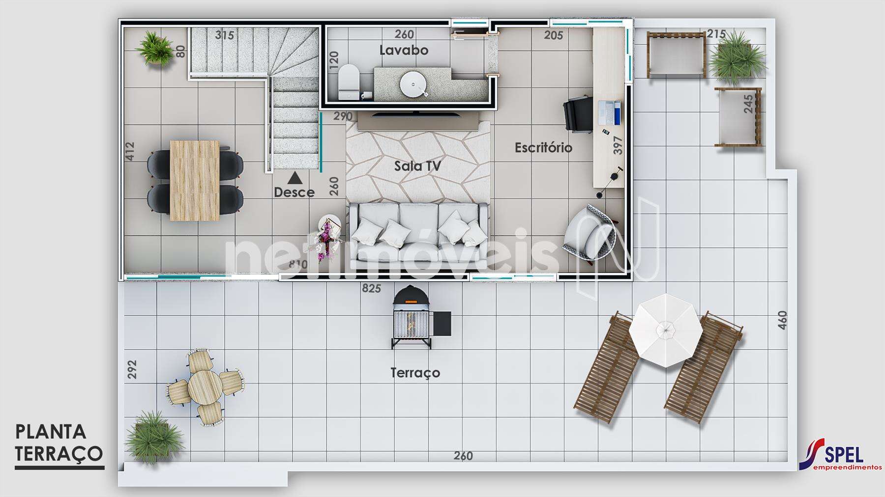 Planta Cobertura - 2º Nível