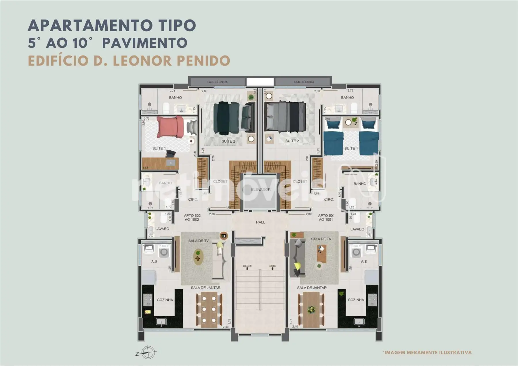 Planta Pavimento Tipo