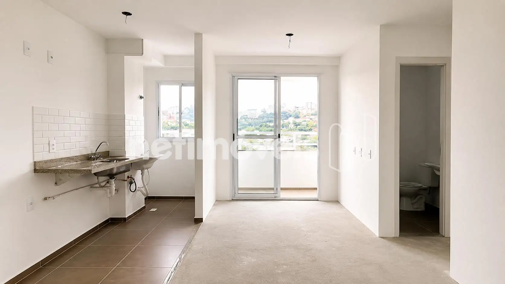 Sala/Cozina/área de serviço