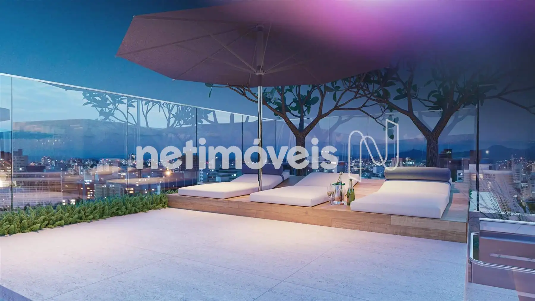 Prédio - Piscina  Deck 