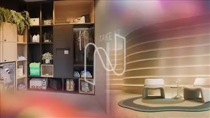 Prédio - Hall social, com Locker e  Delivery