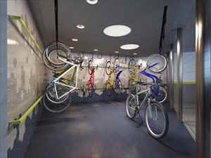 BICICLETÁRIO COM BIKE SHARING