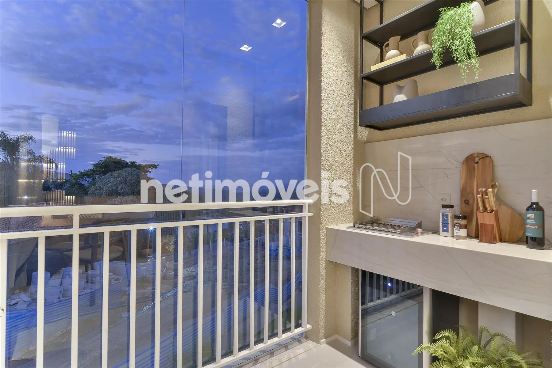 Casa modelo varanda gourmet