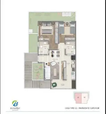 casa campina 62 m²