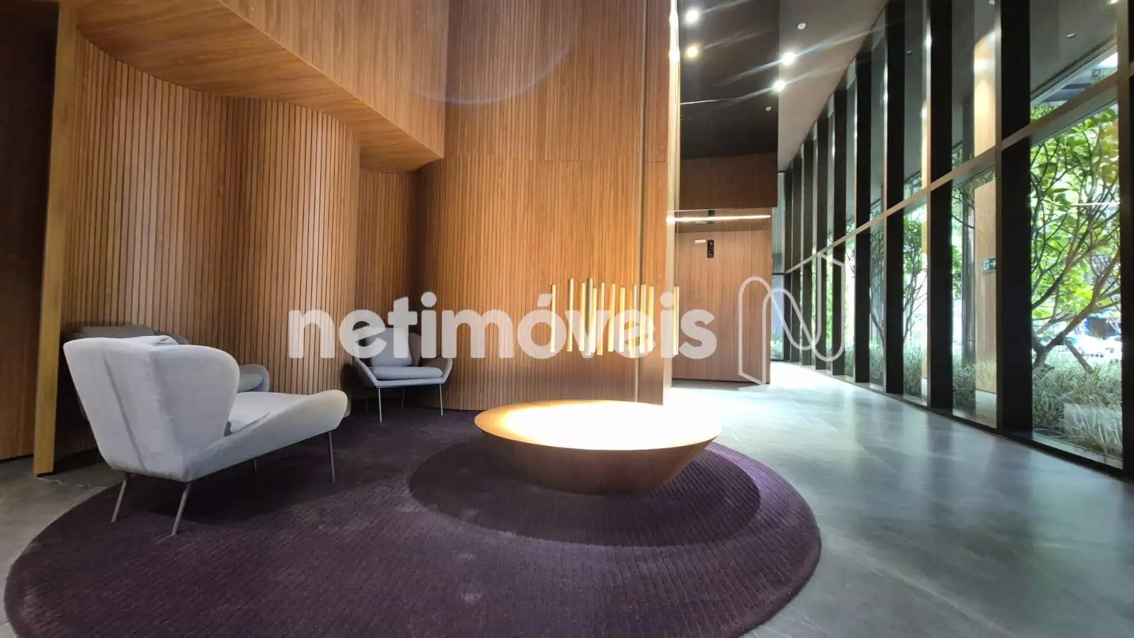 Hall principal entrada condomínio