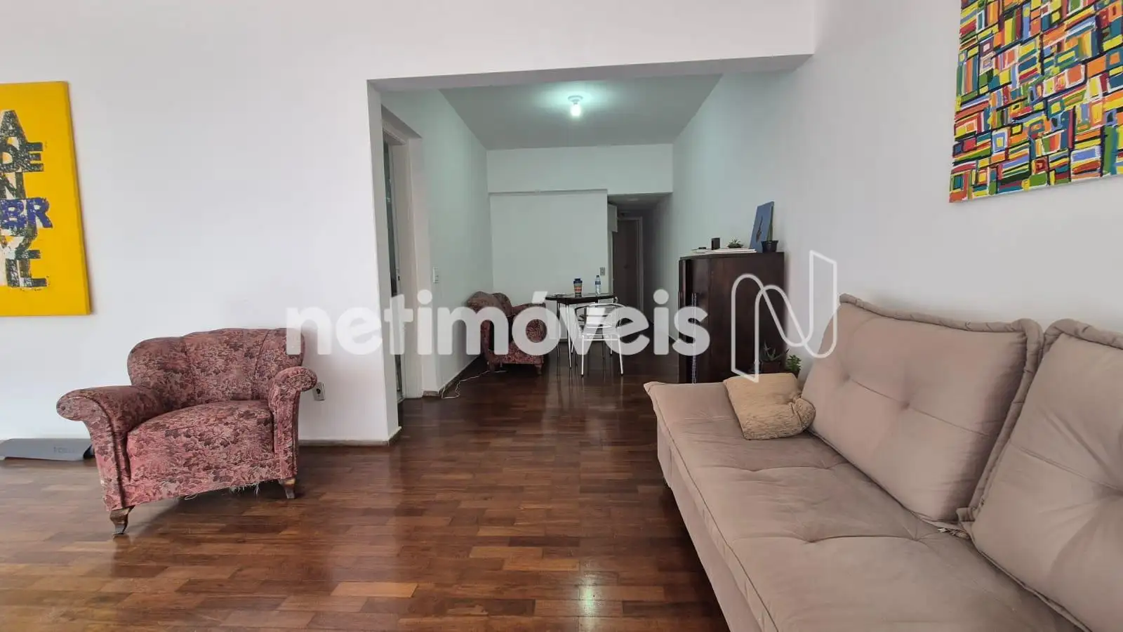 Sala em L  para vários ambientes