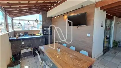  cobertura com churrasqueira