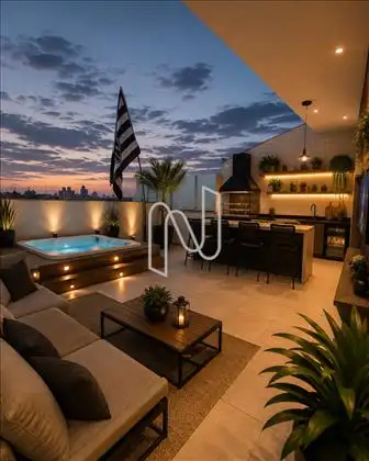 Terraço ( Decoração gerada por IA )